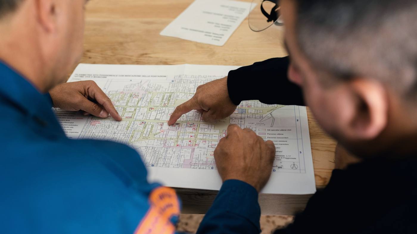 Lecture d’un plan sur site avant expertise
