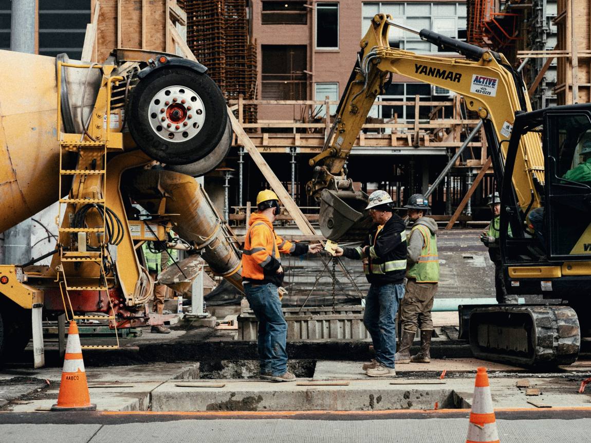 Point d’avancement entre intervenants sur le chantier
